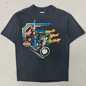 Vintage 1989 Harley Davidson Motorcycles Things Are Different Rare T Shirt Large